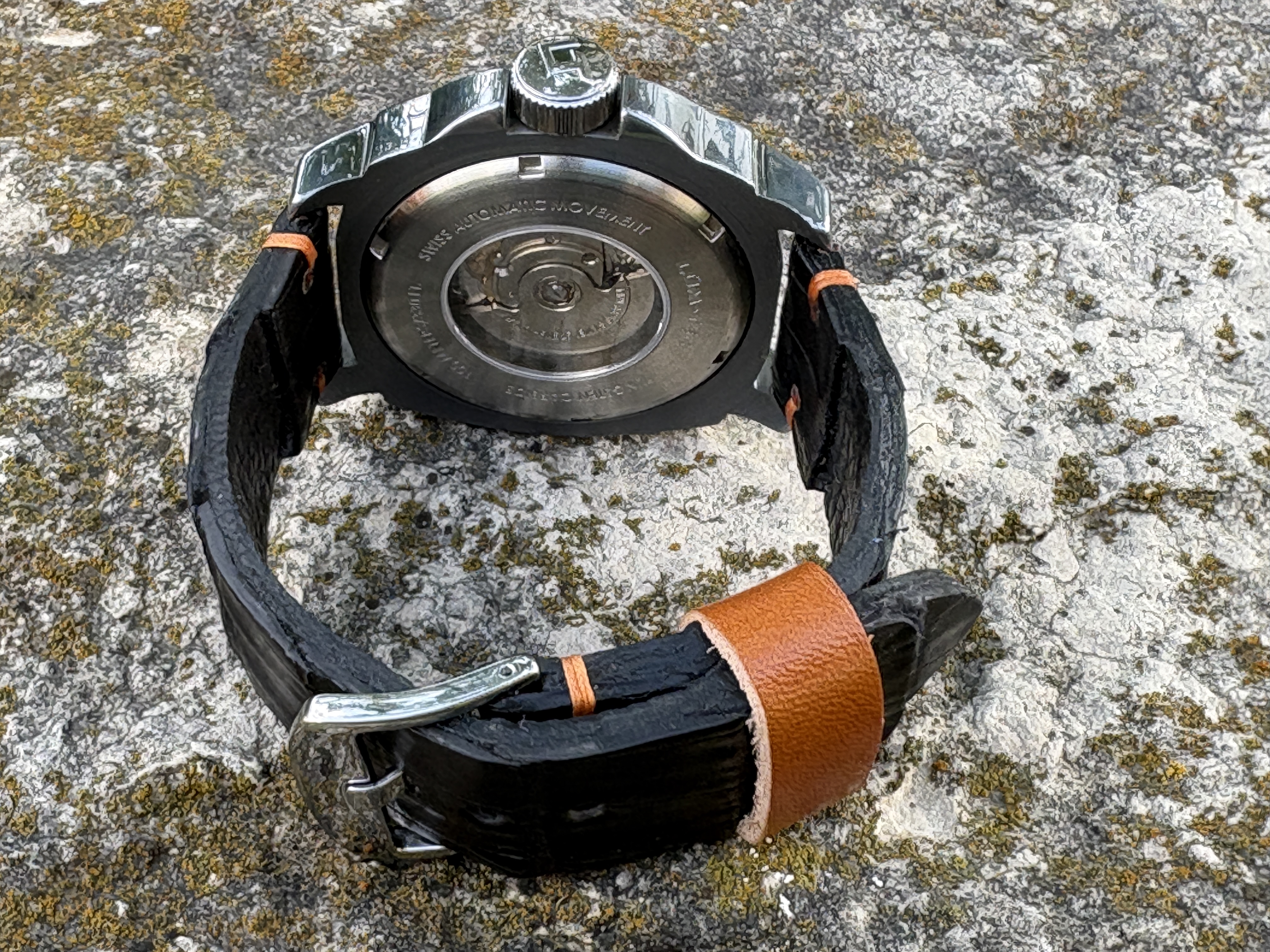 Crocodile Strap, Black