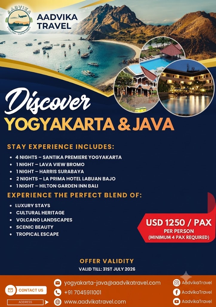 Indonesia: Luxury Stays and Volcano Landscapes