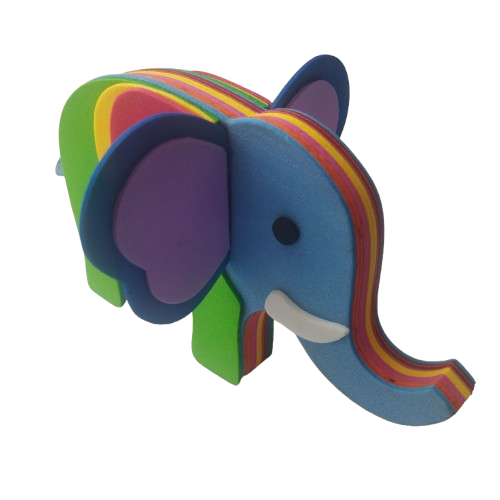 Archivo Vectorial para Corte en Fomi Elefante (SVG, PDF, PNG, JPG)