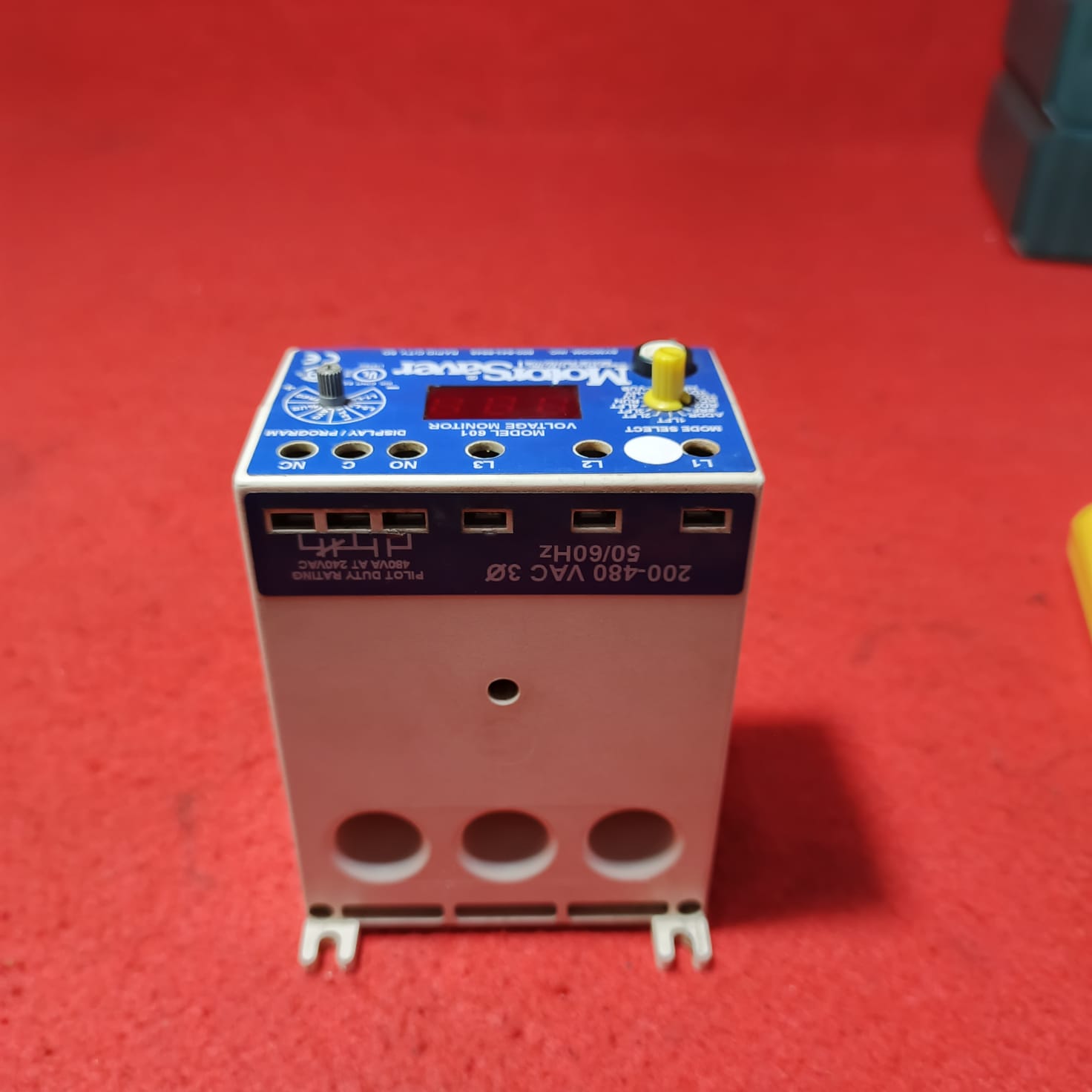 Sycom Motor Saver, 601 Motor Protector Power Monitor, Overload Relay, 3 Phase