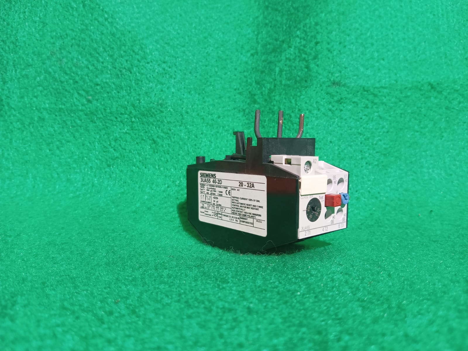 THERMAL OVERLOAD RELAY SIEMENS 3UA55 40-2D 3UA5540-2D 20-32A 