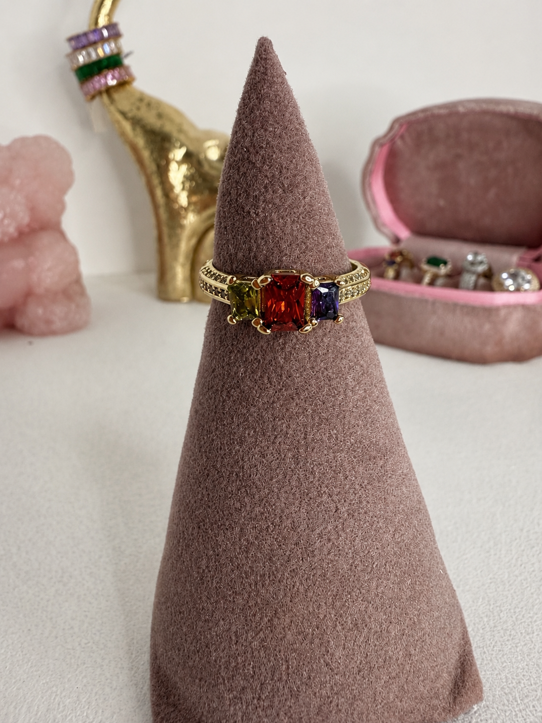 Anillo multicolor