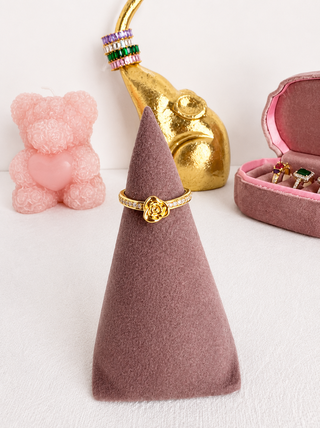 Anillo rosa