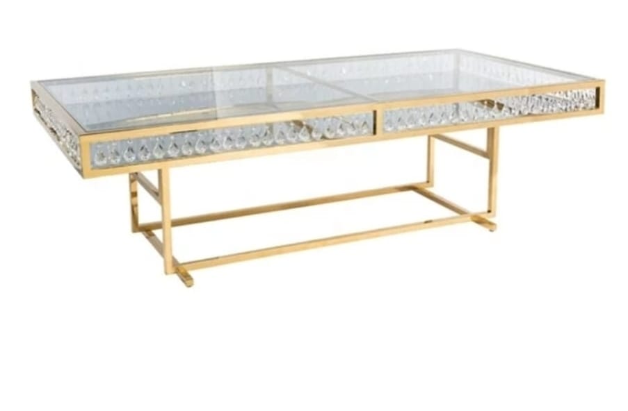 Crystal Glass Coffee Table