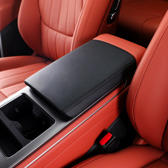 Leather Car Armrest Cover