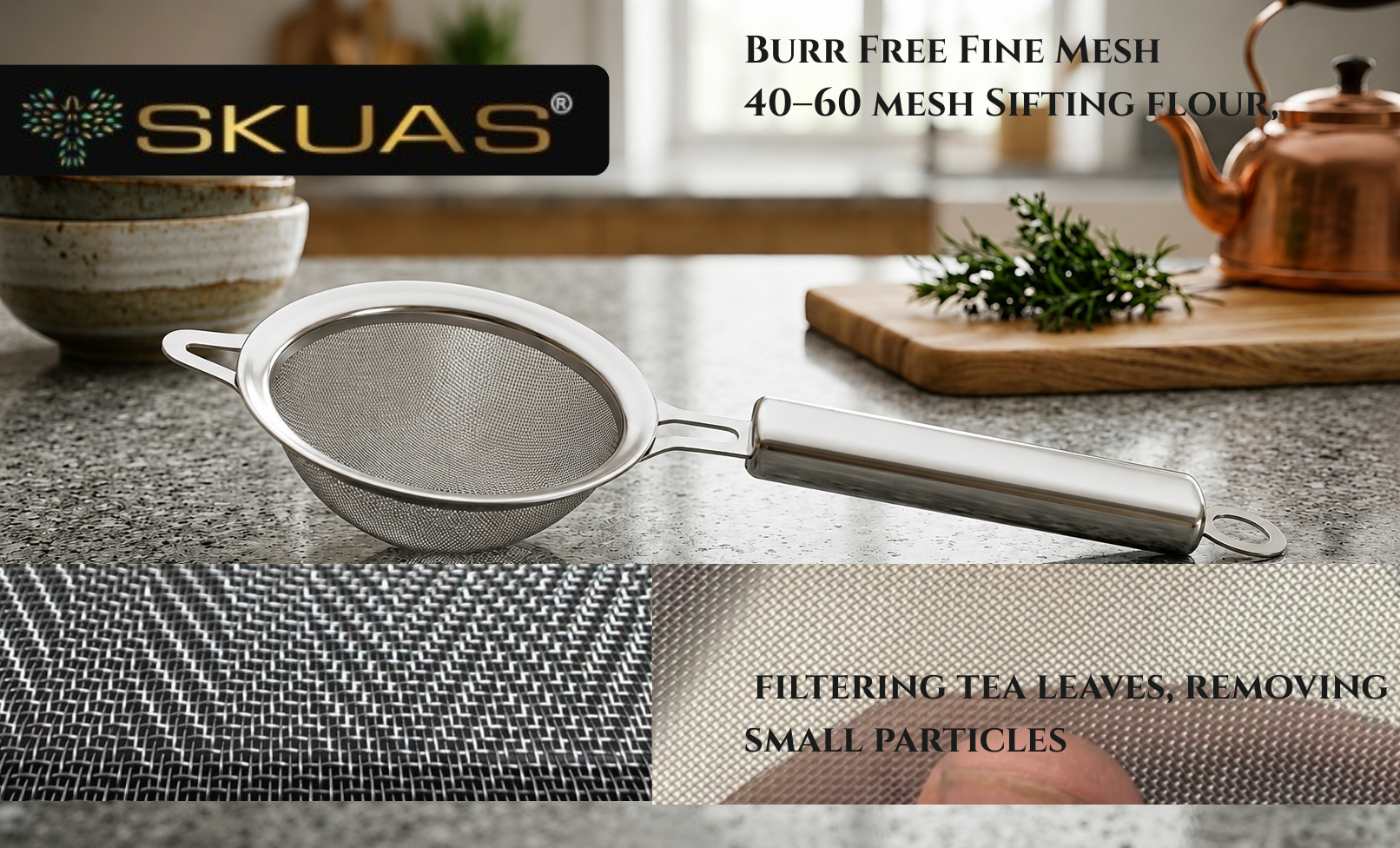 Stainless Steel Fine Mesh Sieve