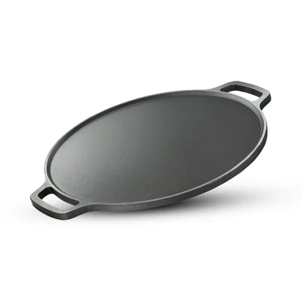 Cast Iron Roti Tawa| Pre-Seasoned Cast Iron Dosa Tawa 30 cm | Chemical-Free, Naturally Non-Stick Pan (Cast Iron Tawa)