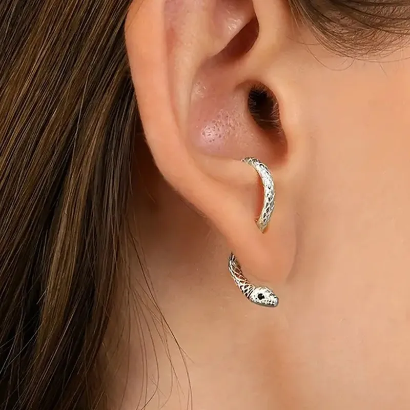 Gold Snake Earrings(Seprable)
