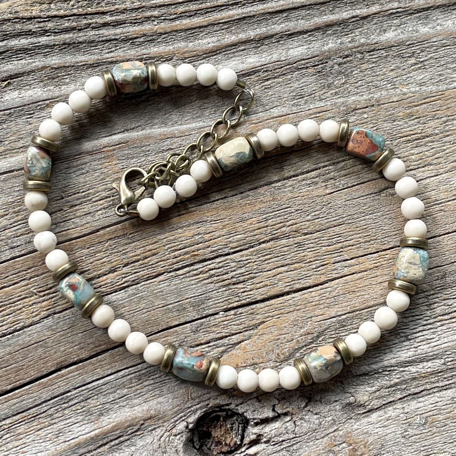Boho Ceramic Beaded Anklet