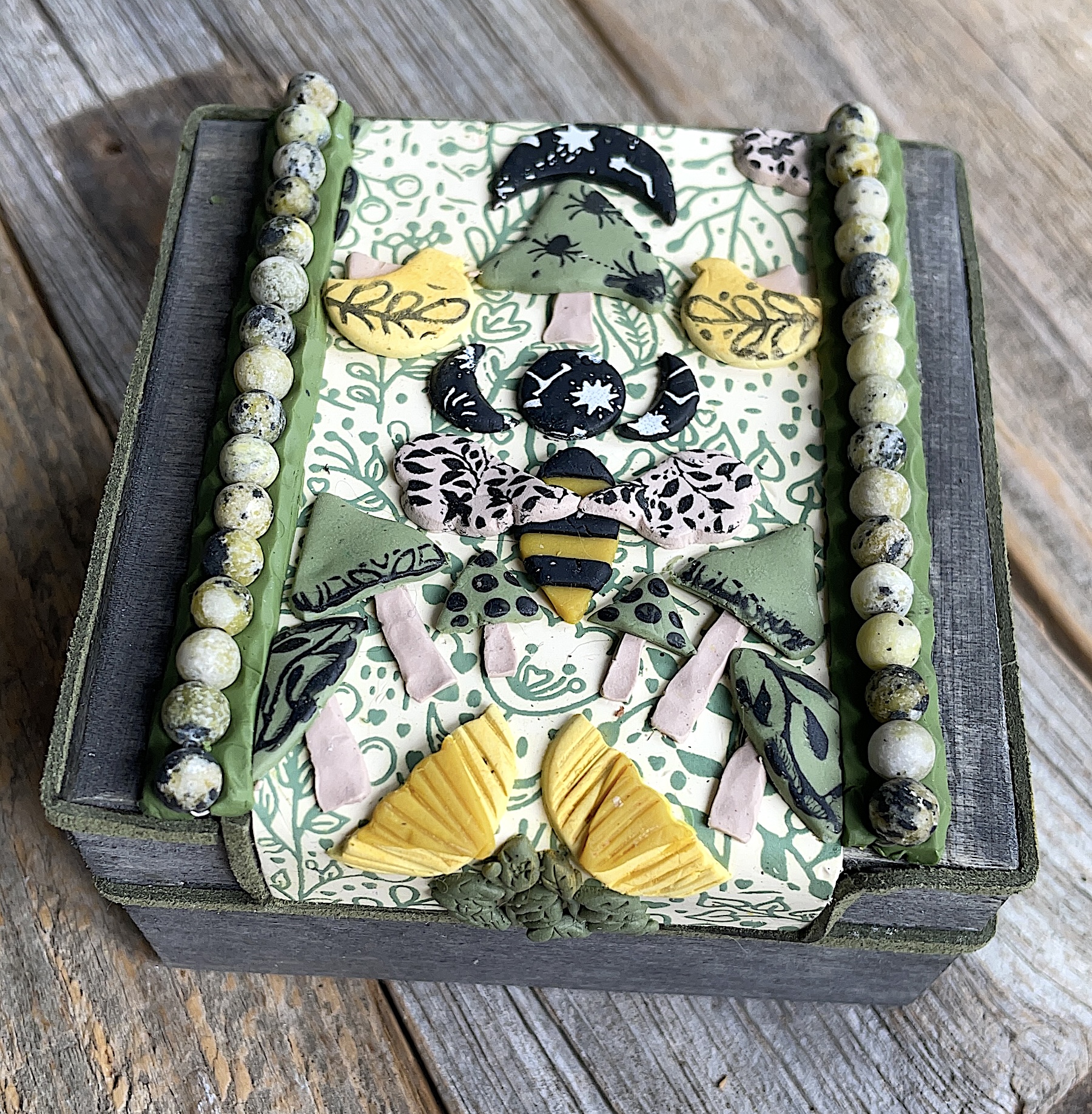 Handcrafted Forest Finds Decorative Trinket Box