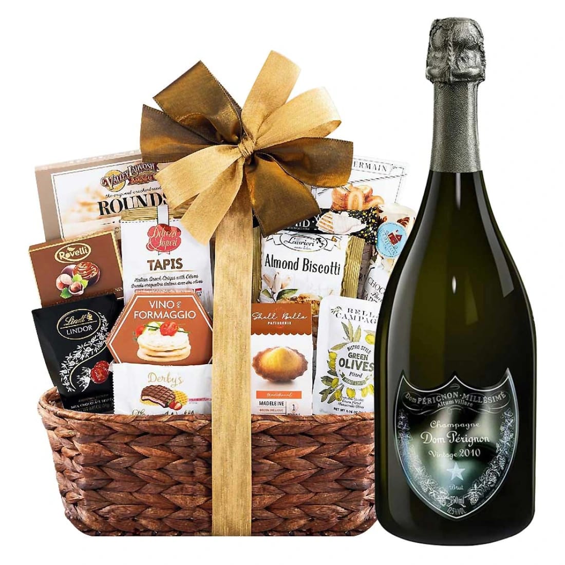 Luxury Gourmet Gift Basket & Champagne