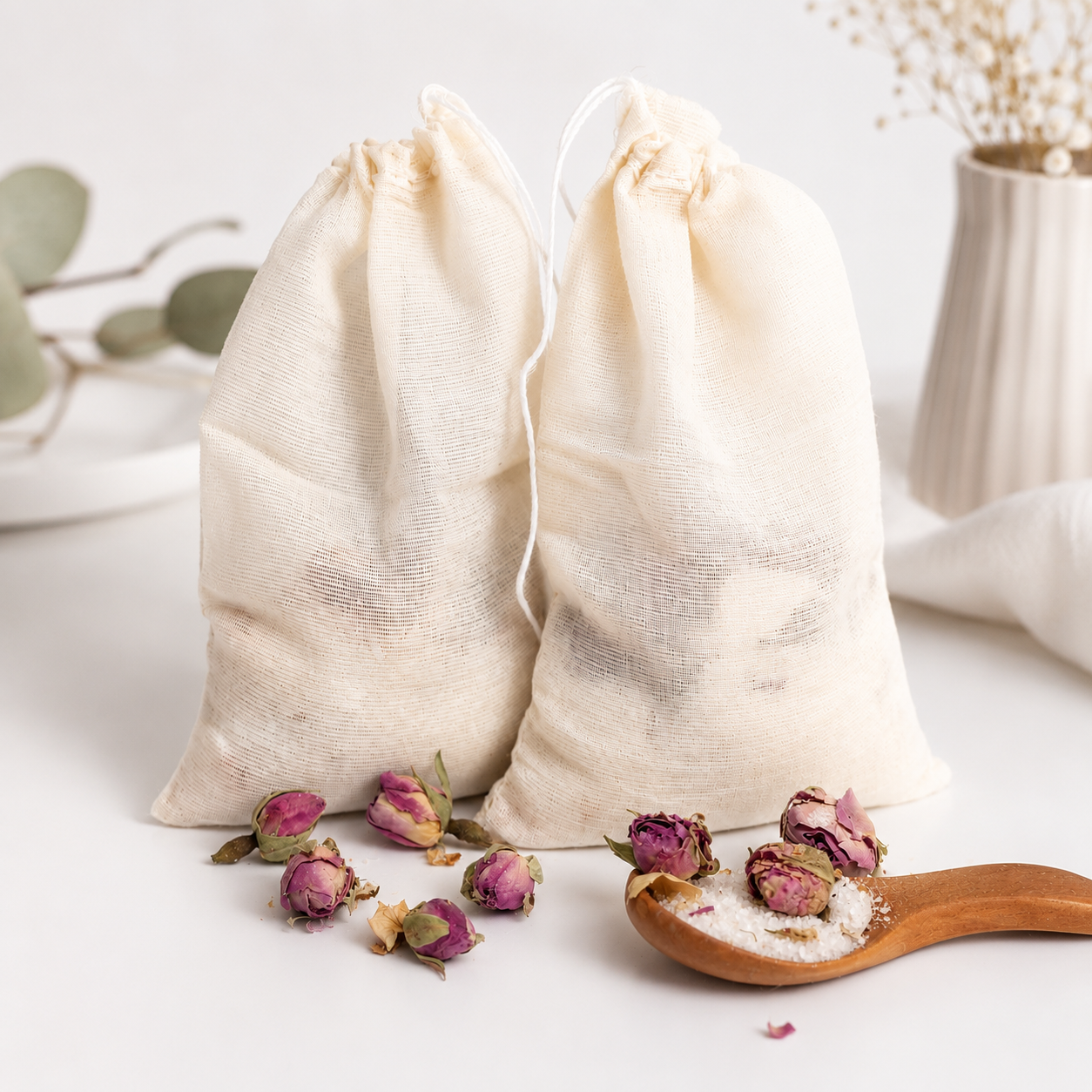 Luxurious Infused Mineral Salt Bath Botanical Bags
