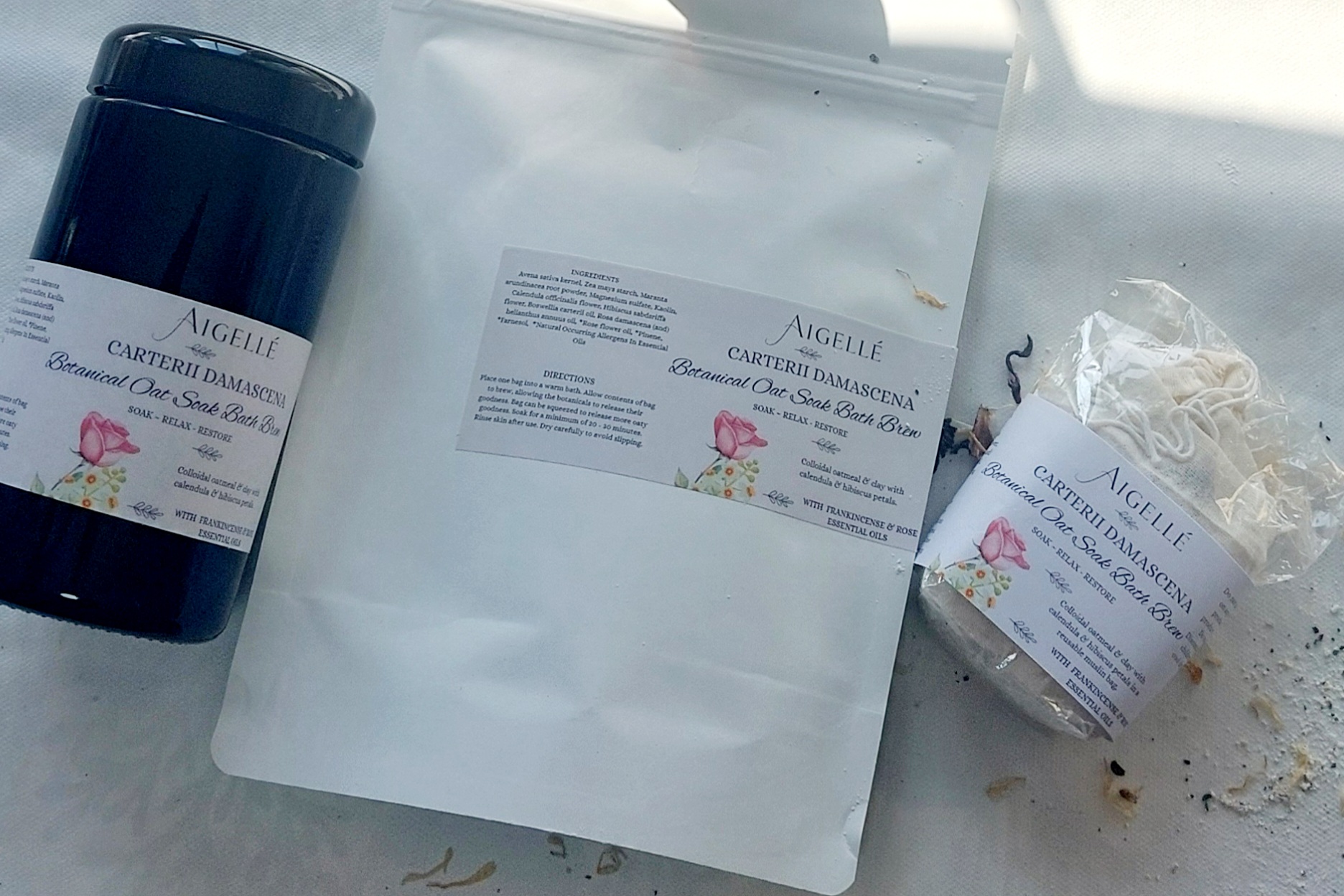 Herbal Botanical Oat Soak Bath Brew