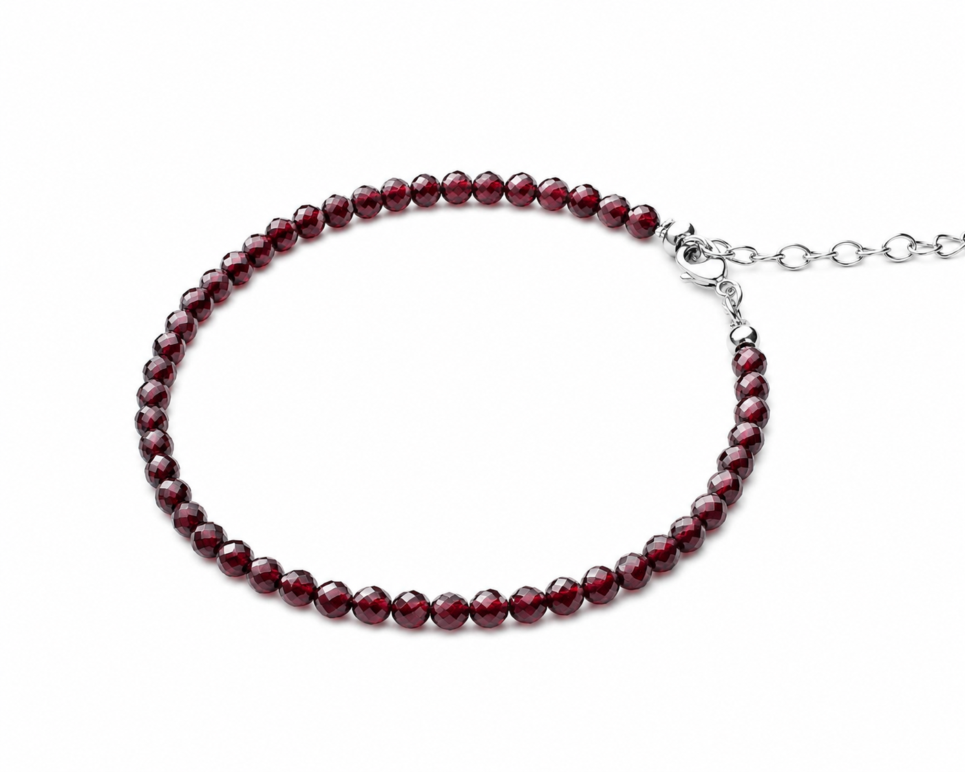 Red Garnet Anklet