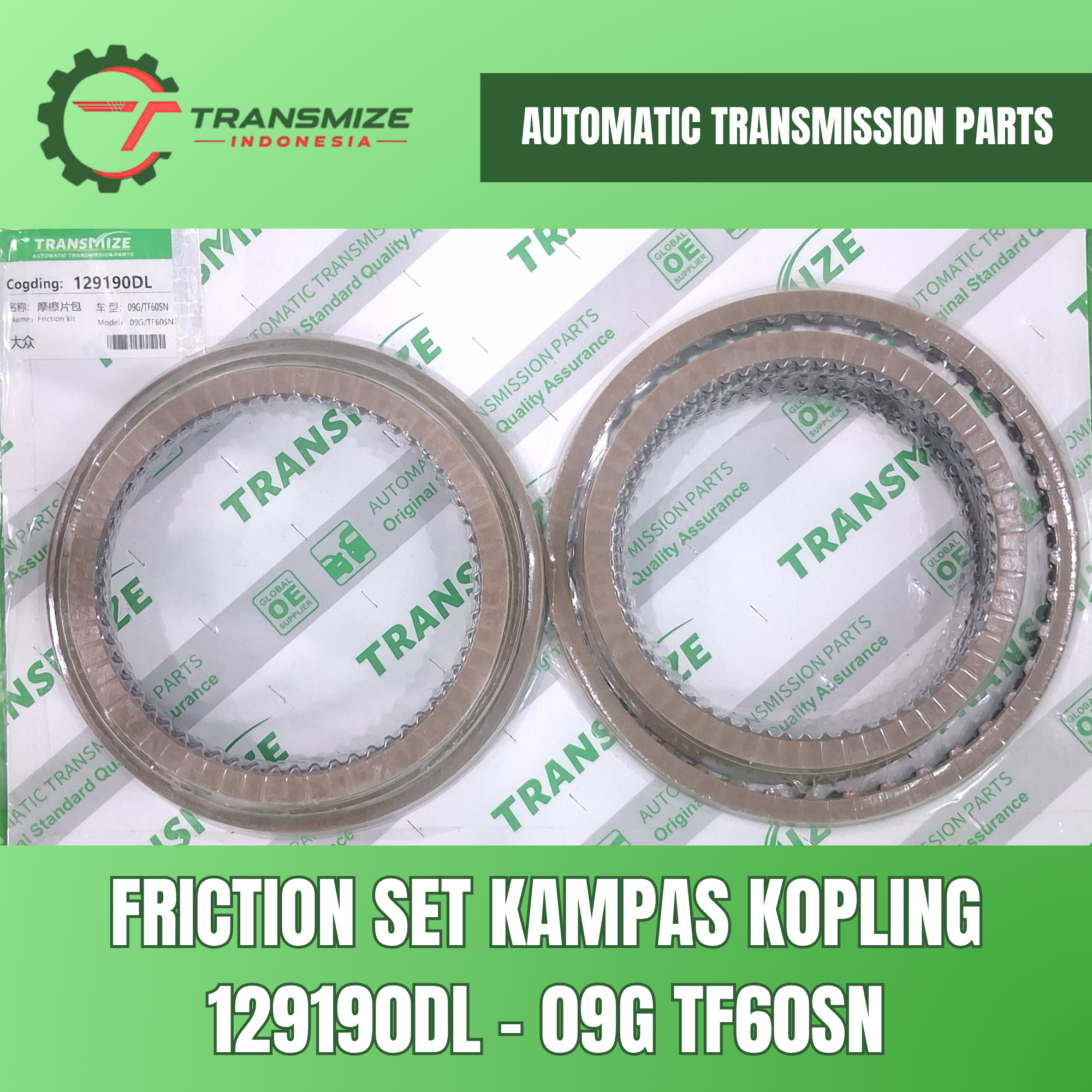 Friction Set Kampas Kopling 129190DL