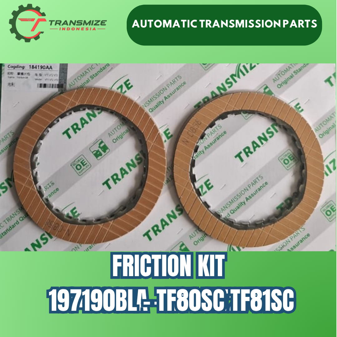 Friction Kit 197190BL TF80SC TF81SC