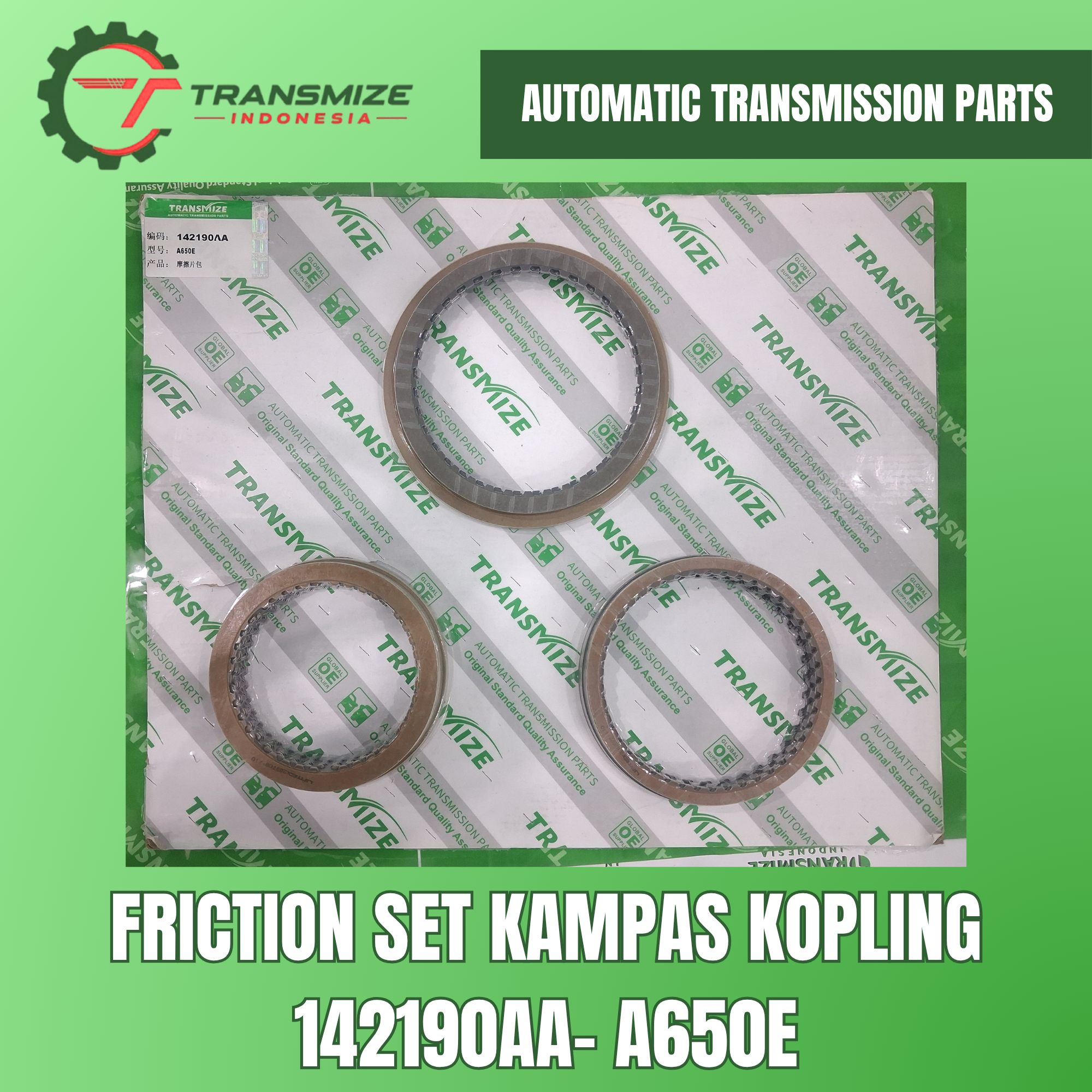 Friction Set Kampas Kopling 142190AA - A650E