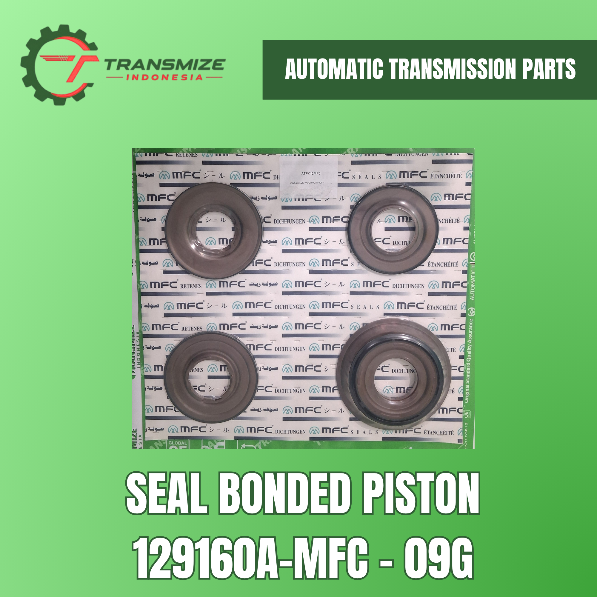 Seal Bonded Piston 129160A-MFC 09G