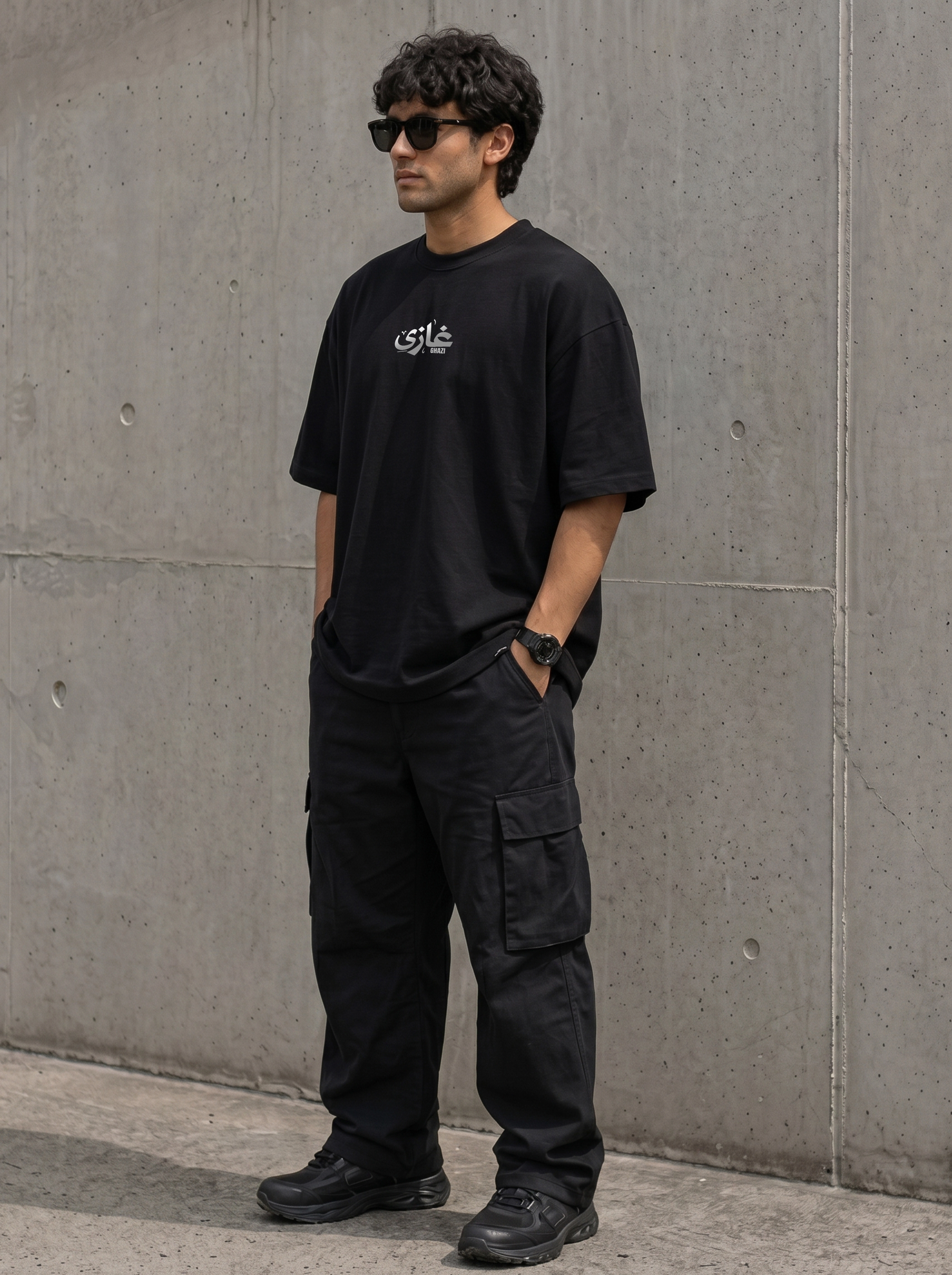 Ghazi Oversized Graphic Print Streetwear T-Shirt