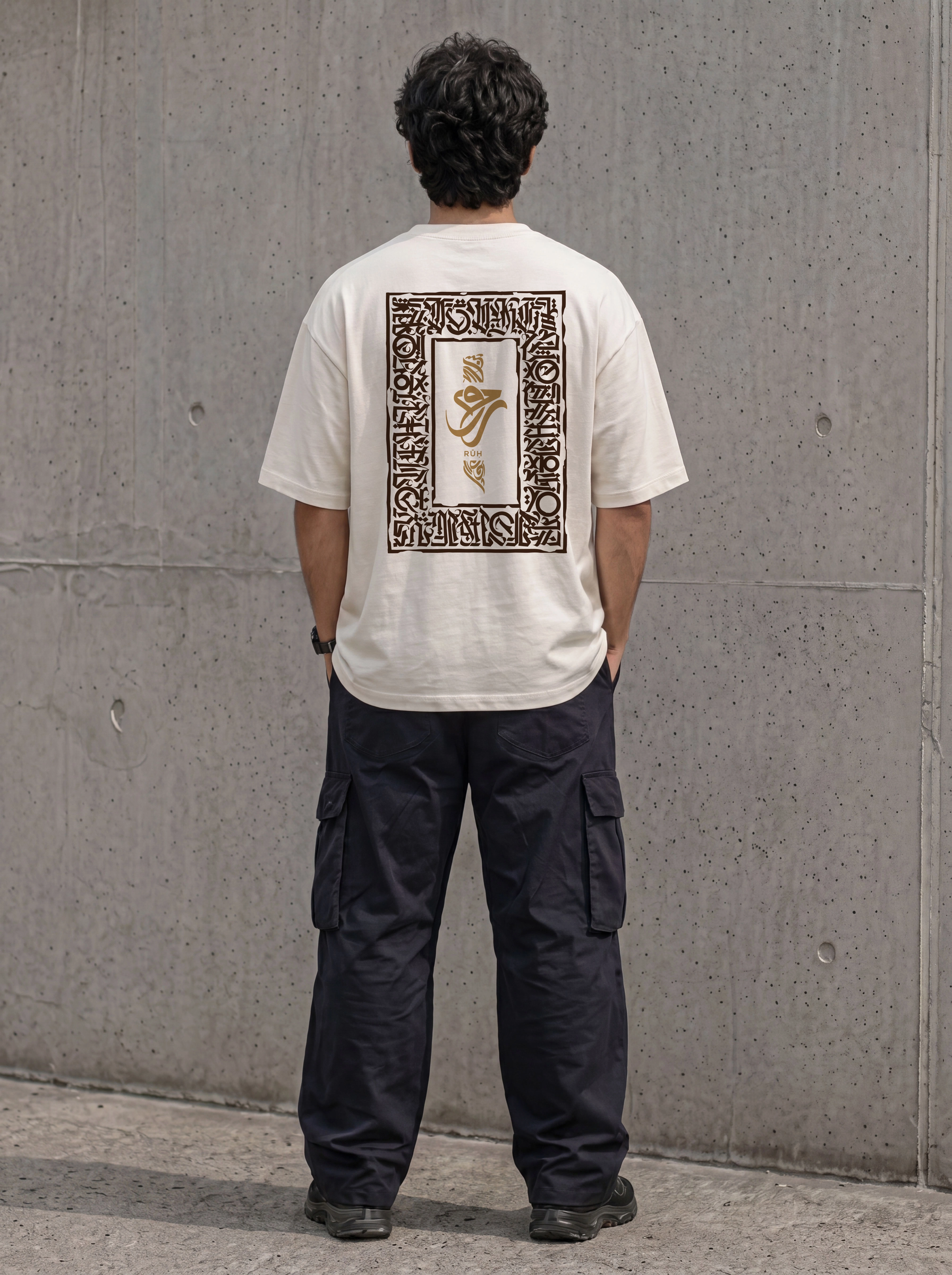 Ruh Oversized Graphic Print Streetwear T-Shirt
