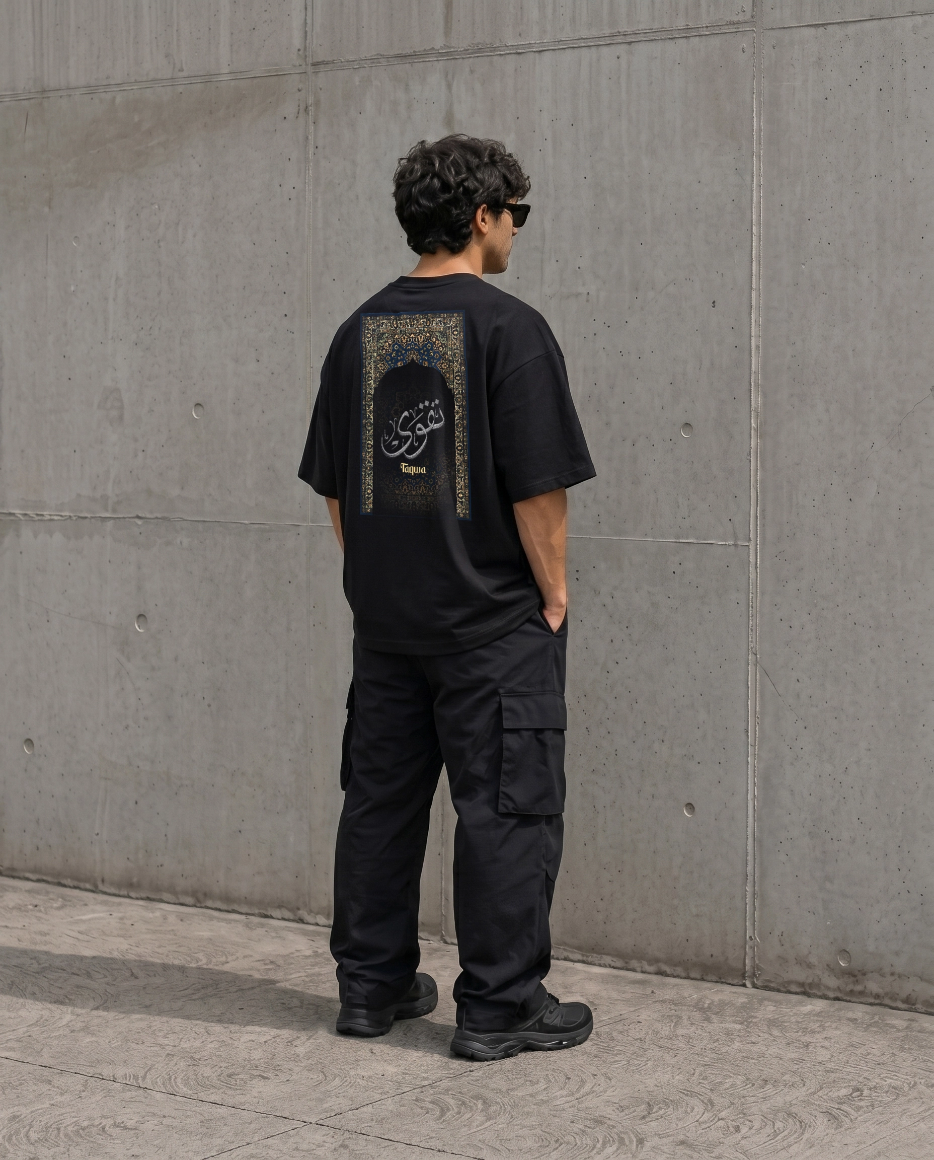 Taqwa Oversized Graphic Print Streetwear T-Shirt