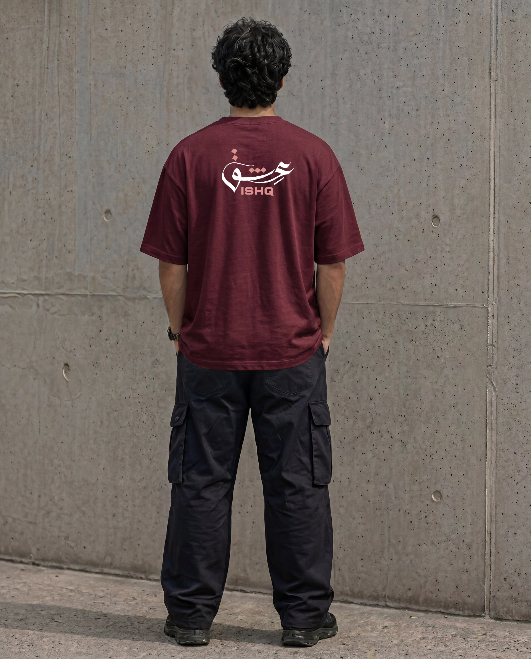 Ishq Oversized Graphic Print Streetwear T-Shirt