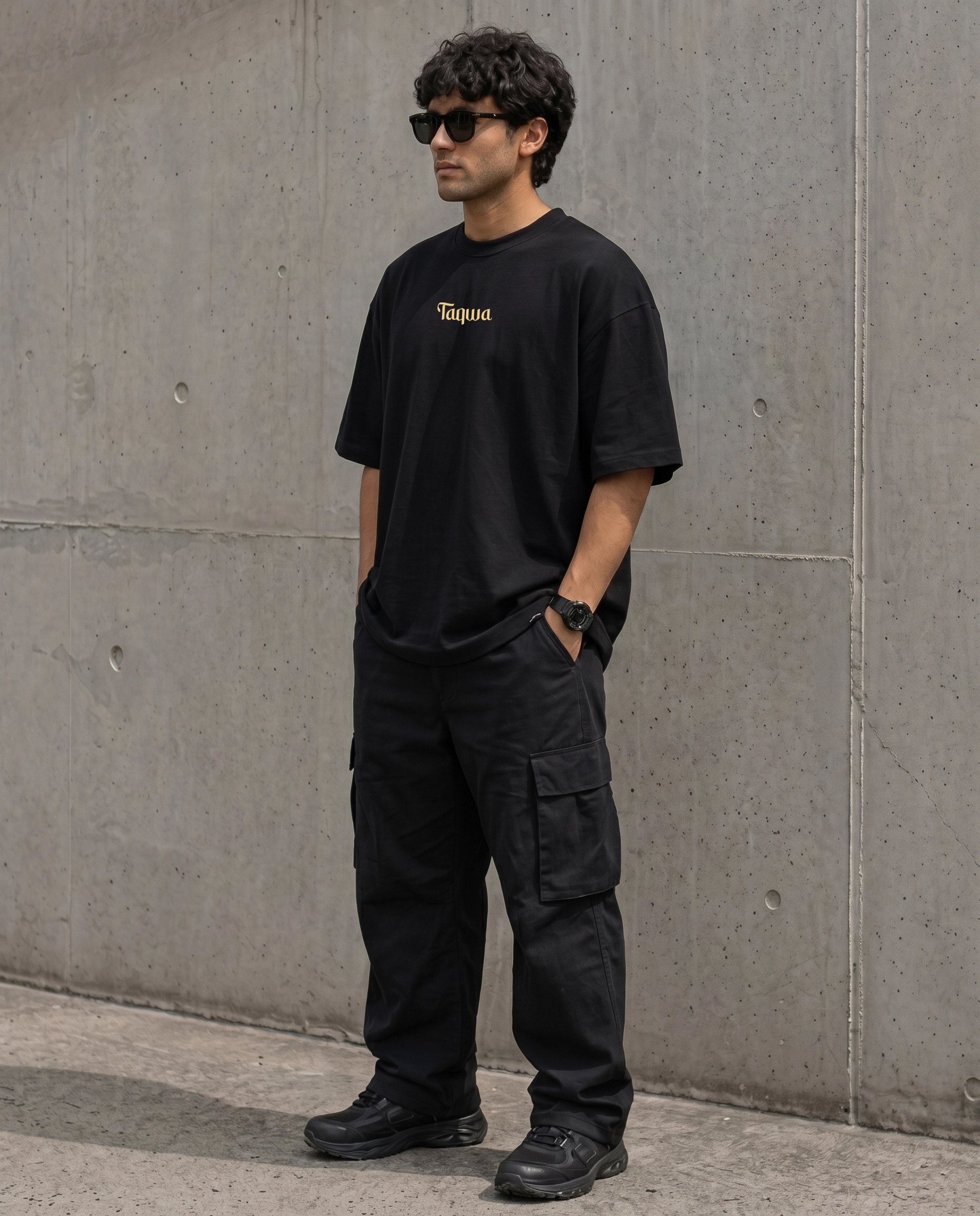 Taqwa Oversized Graphic Print Streetwear T-Shirt