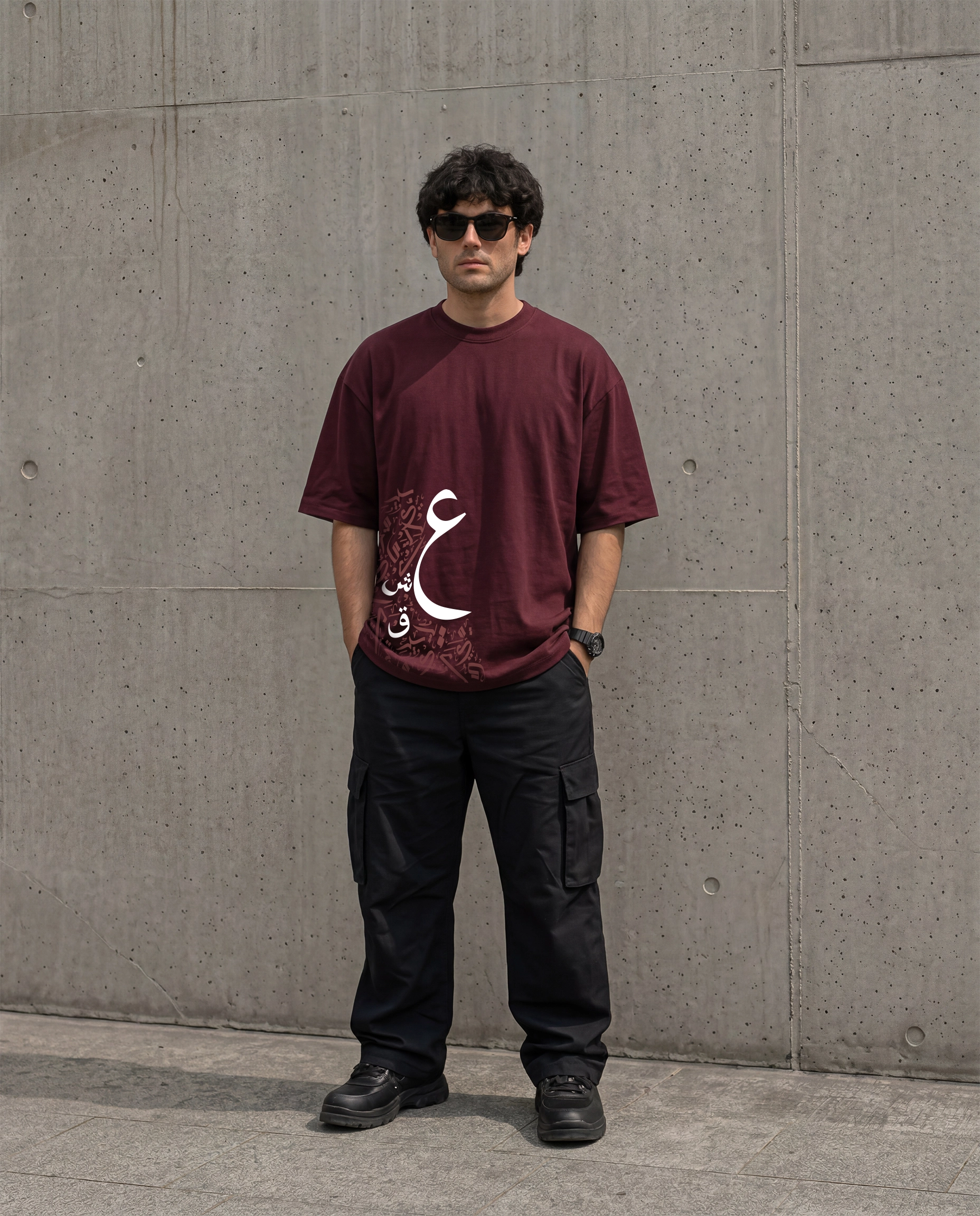 Ishq Oversized Graphic Print Streetwear T-Shirt
