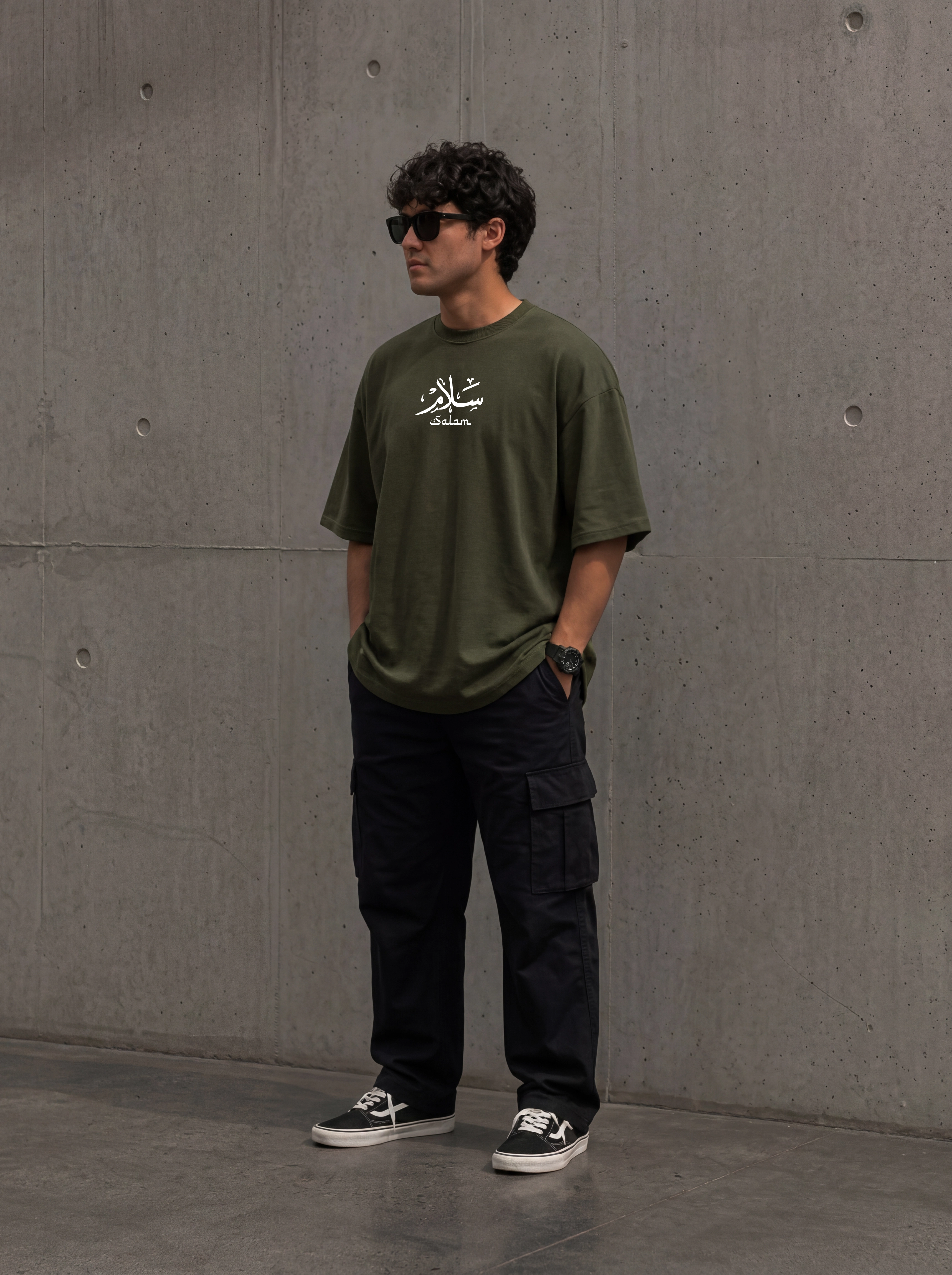Salam Oversized Graphic Print Streetwear T-Shirt