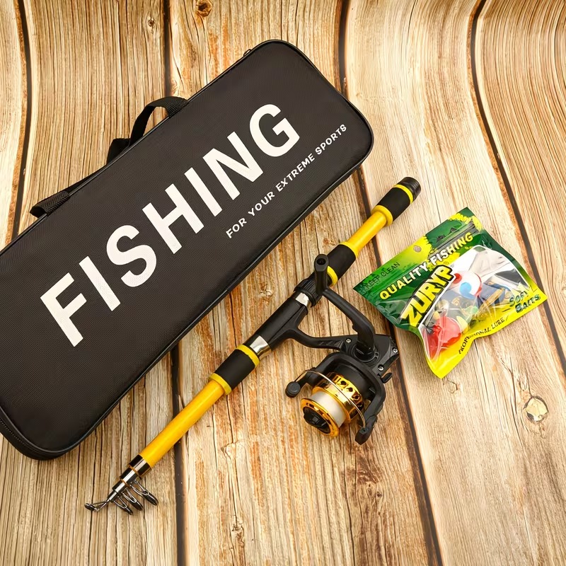 Telescopic Fishing Rod Kit