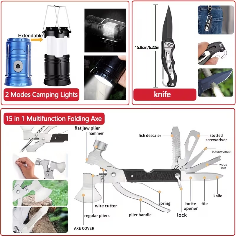 Deluxe Survival Gear Kit
