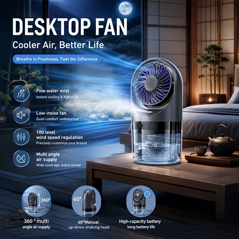 Desktop Mist Fan