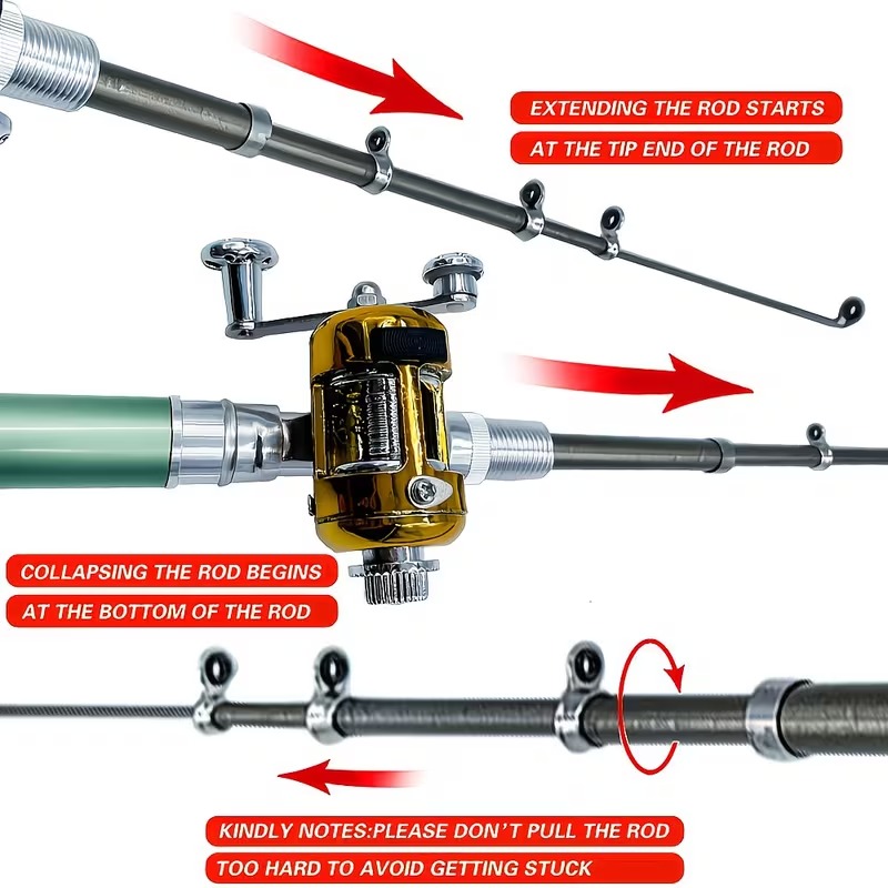 Pen Shape Fishing Rod