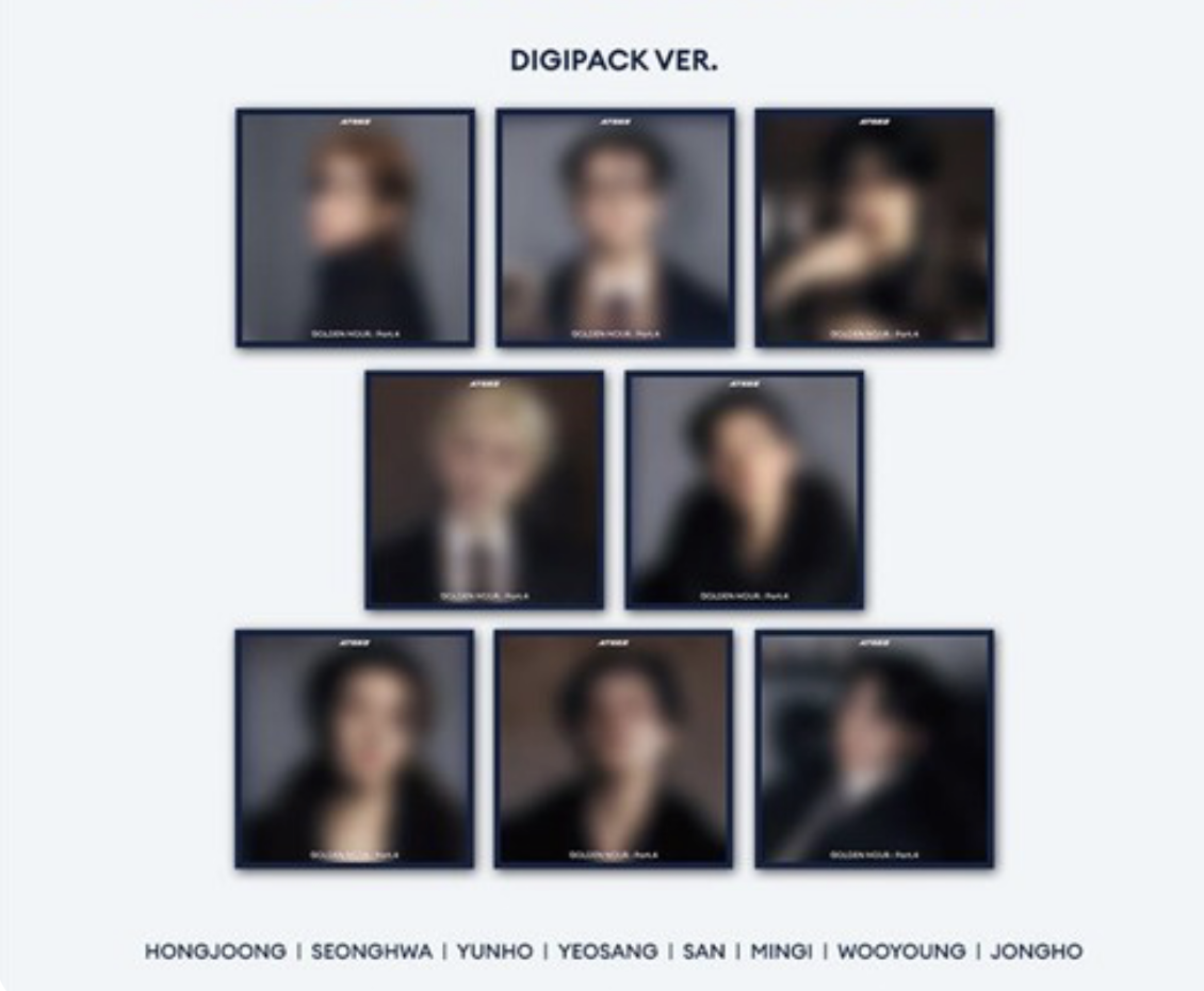 ATEEZ – 13th Mini Album [GOLDEN HOUR : Part.4] (DIGIPACK VER.) (RANDOM)