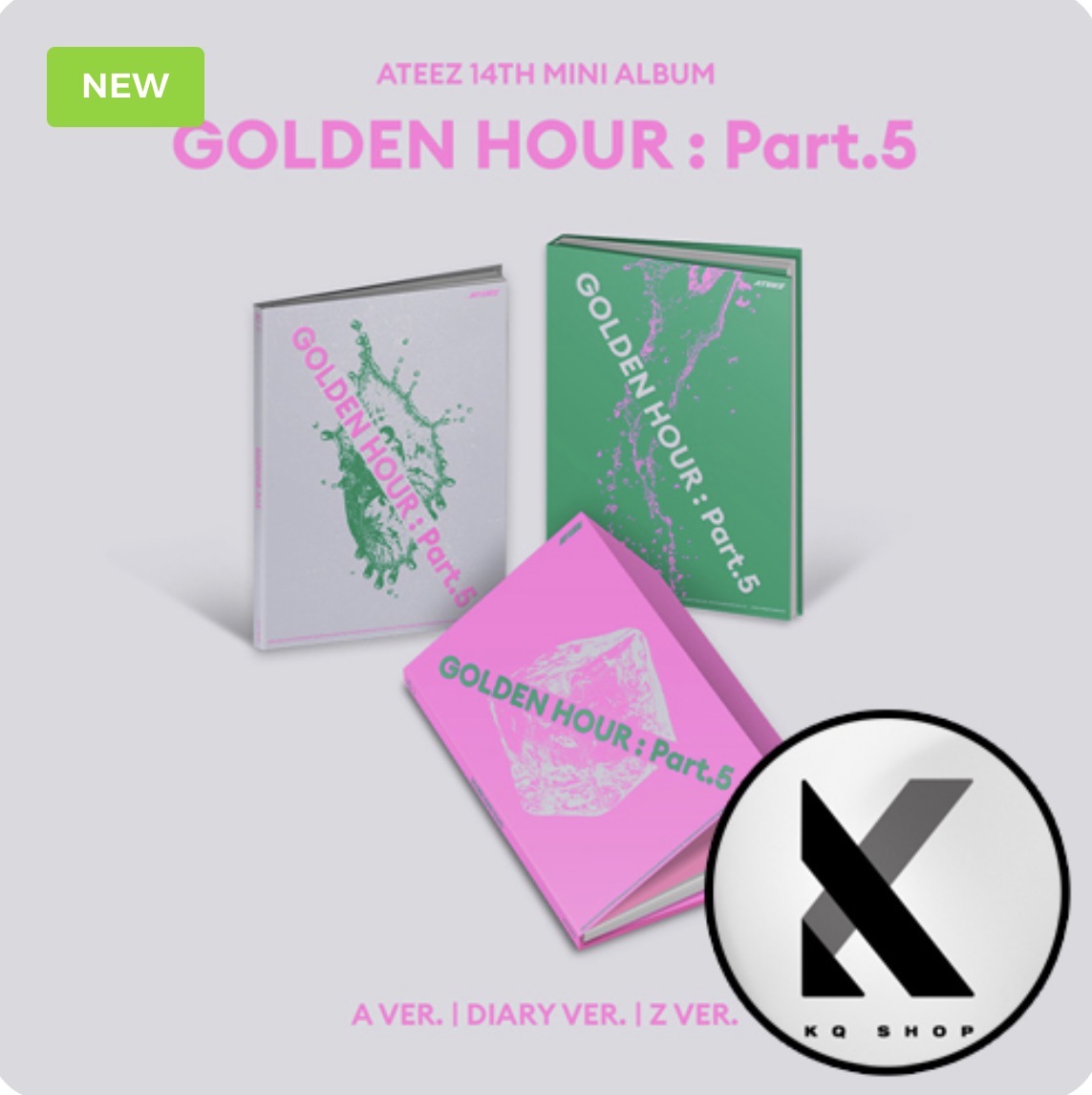 Pre Order ATEEZ – 14th Mini Album [GOLDEN HOUR : Part.5]