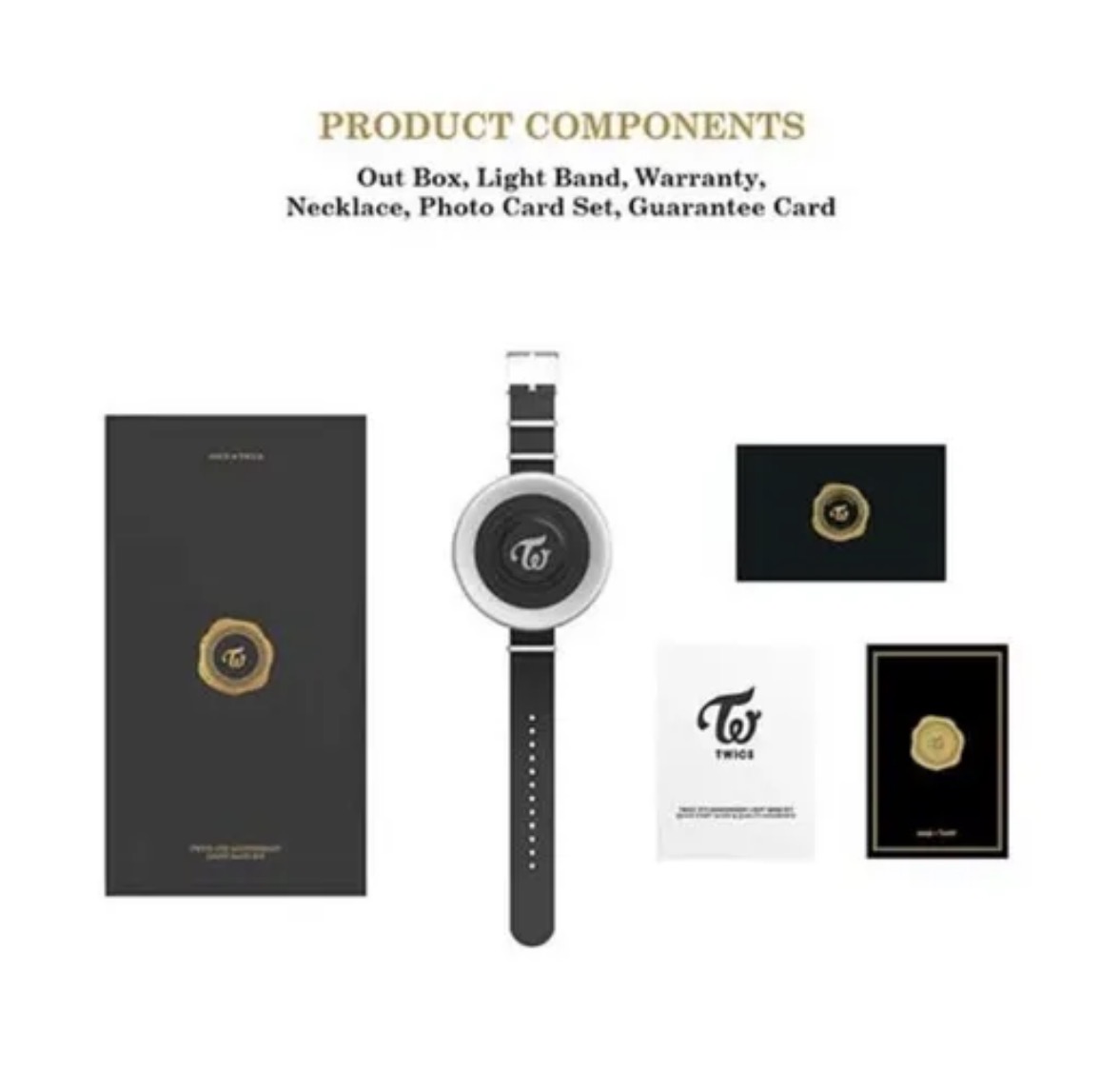 TWICE 5TH ANNIVERSARY LIGHT BAND KIT OFFICIAL MERCHANDISE