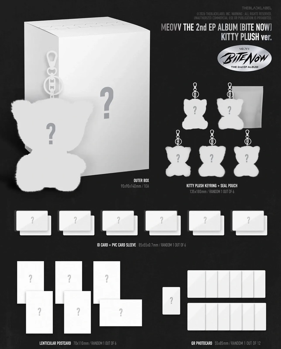Pre Order MEOVV – THE 2nd EP ALBUM [BITE NOW] (KITTY PLUSH ver.)