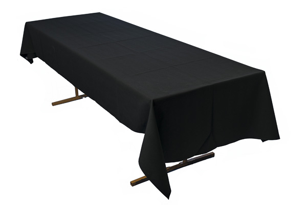 Tablecloth Black Trestle 2.4