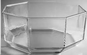 Bowl Glass Hexagonal