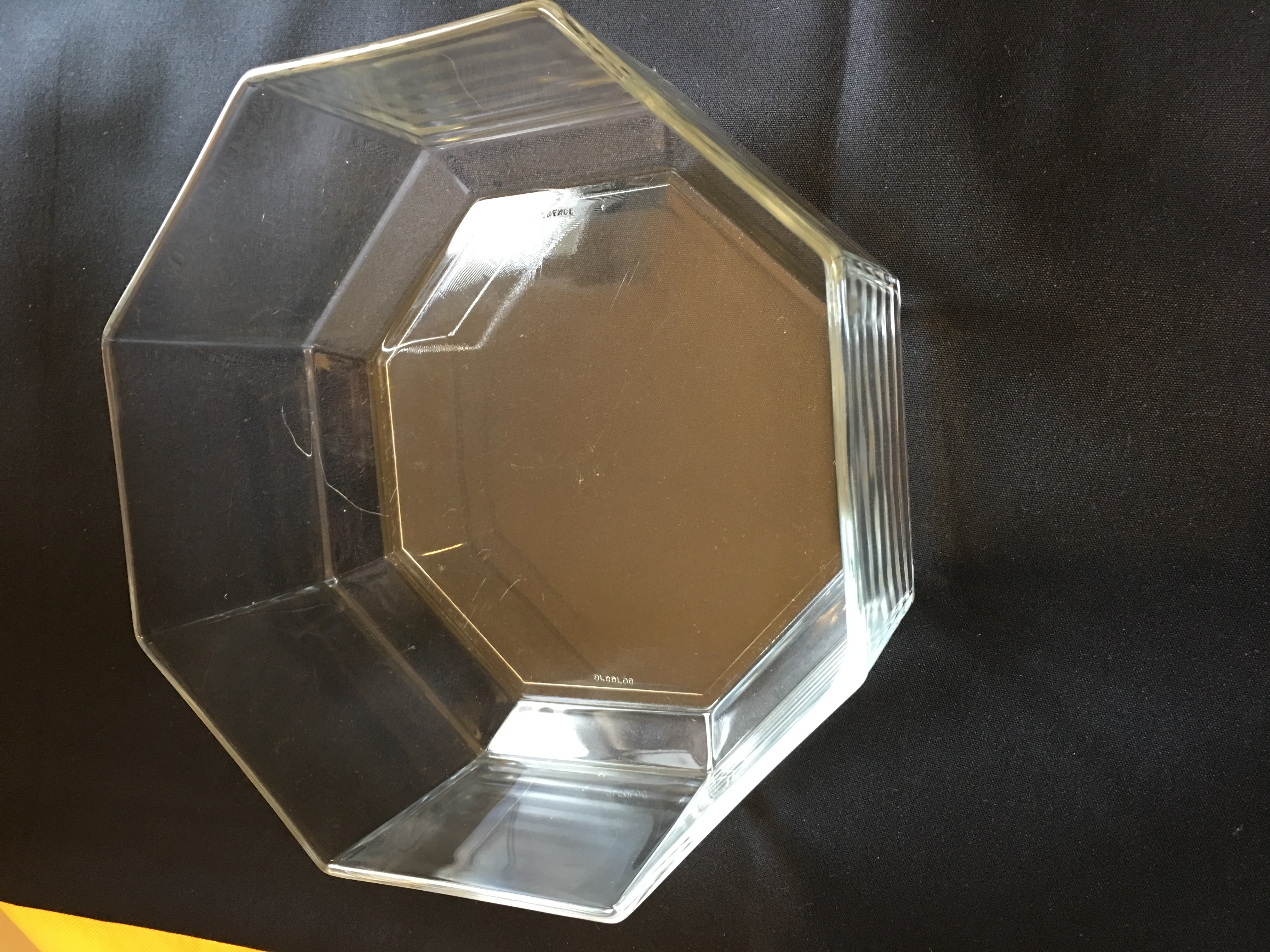 Bowl Glass Octagon