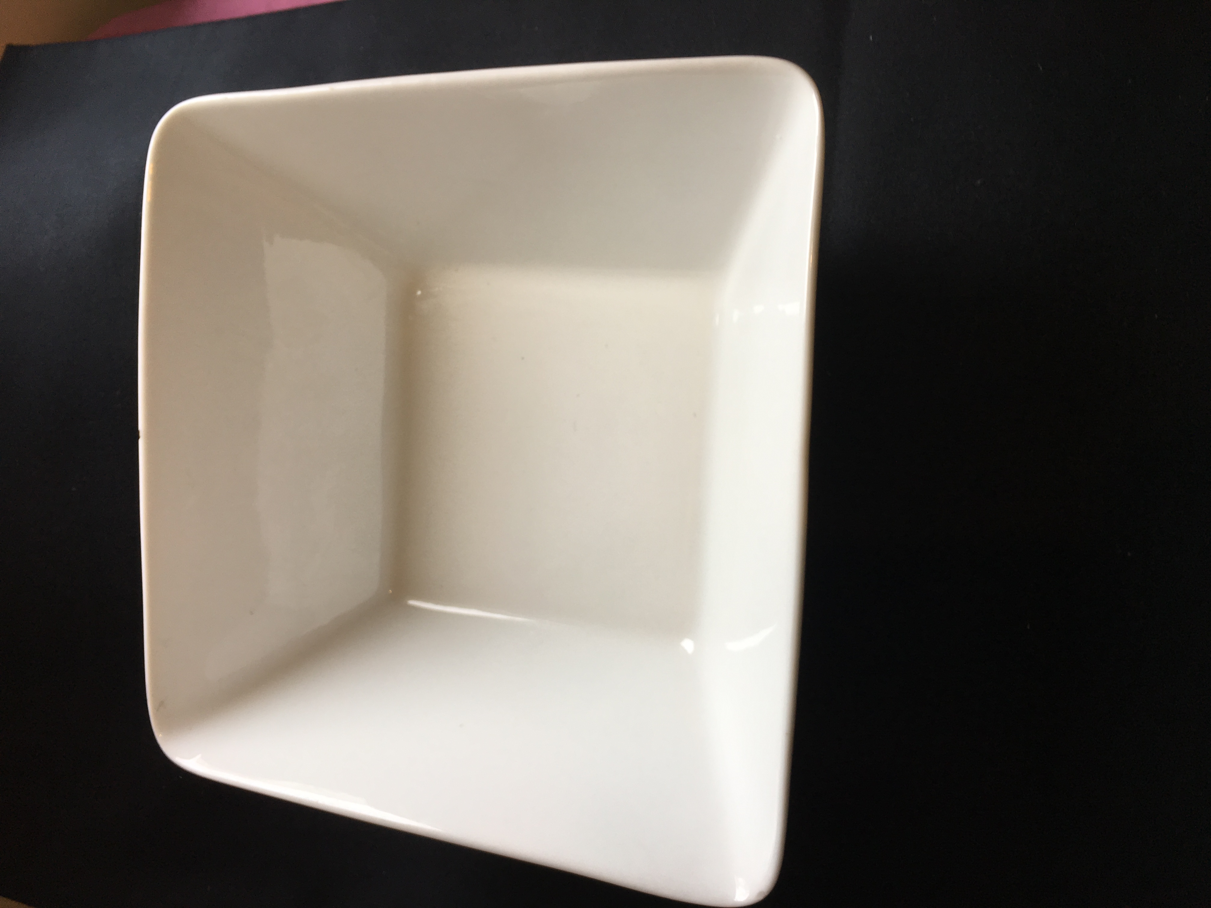 Serving Bowl White Square