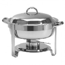 Dish Chafing Round - Single - inc Fuel Gel