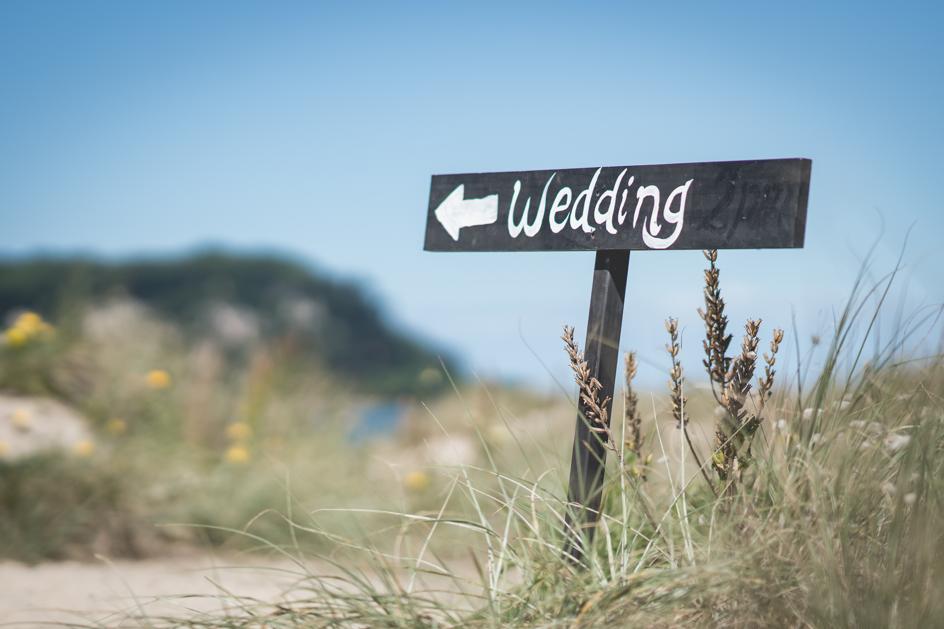 Sign Wedding (Black Background)