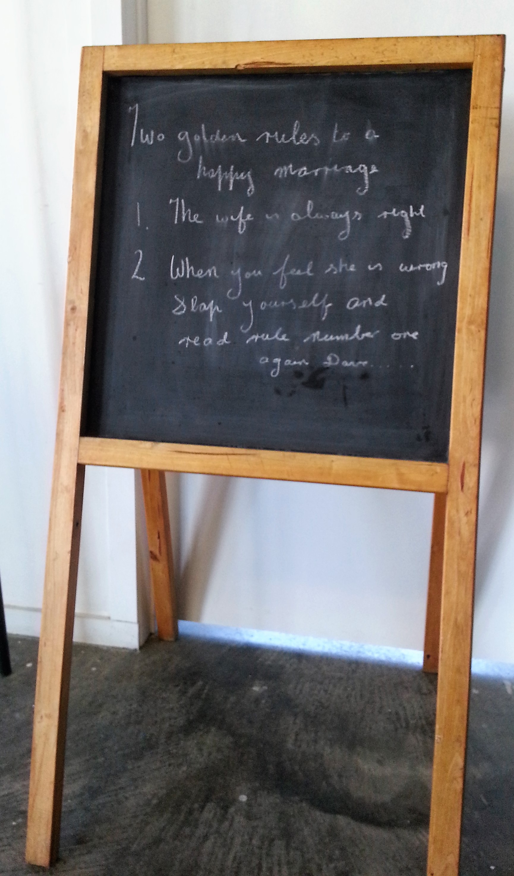 Black Board Double sided
