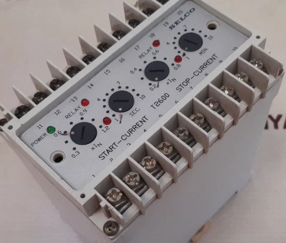 SELCO T2600-01 DUAL CURRENT RELAY (STAR-CURRENT & STOP-CURRENT) 400V