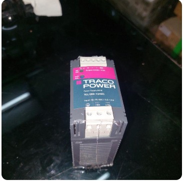 TRACO POWER TCL 060-124DC DIN RAIL POWER SUPPLY 60W 24VDC 2.5A INPUT 18-75VDC