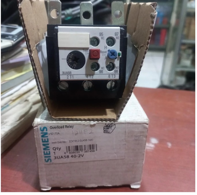 SIEMENS 3UA59 40-2P OVERLOAD RELAY 50-63A