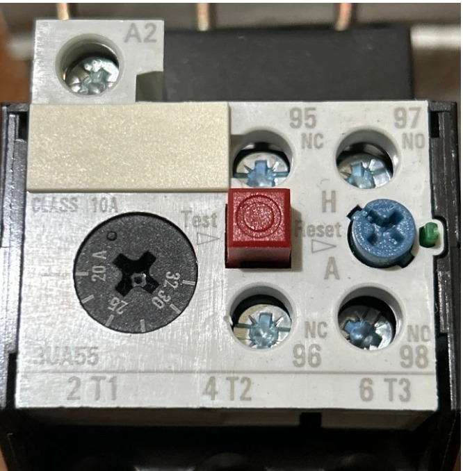 SIEMENS 3UA59 40-2M OVERLOAD RELAY 32A-45A