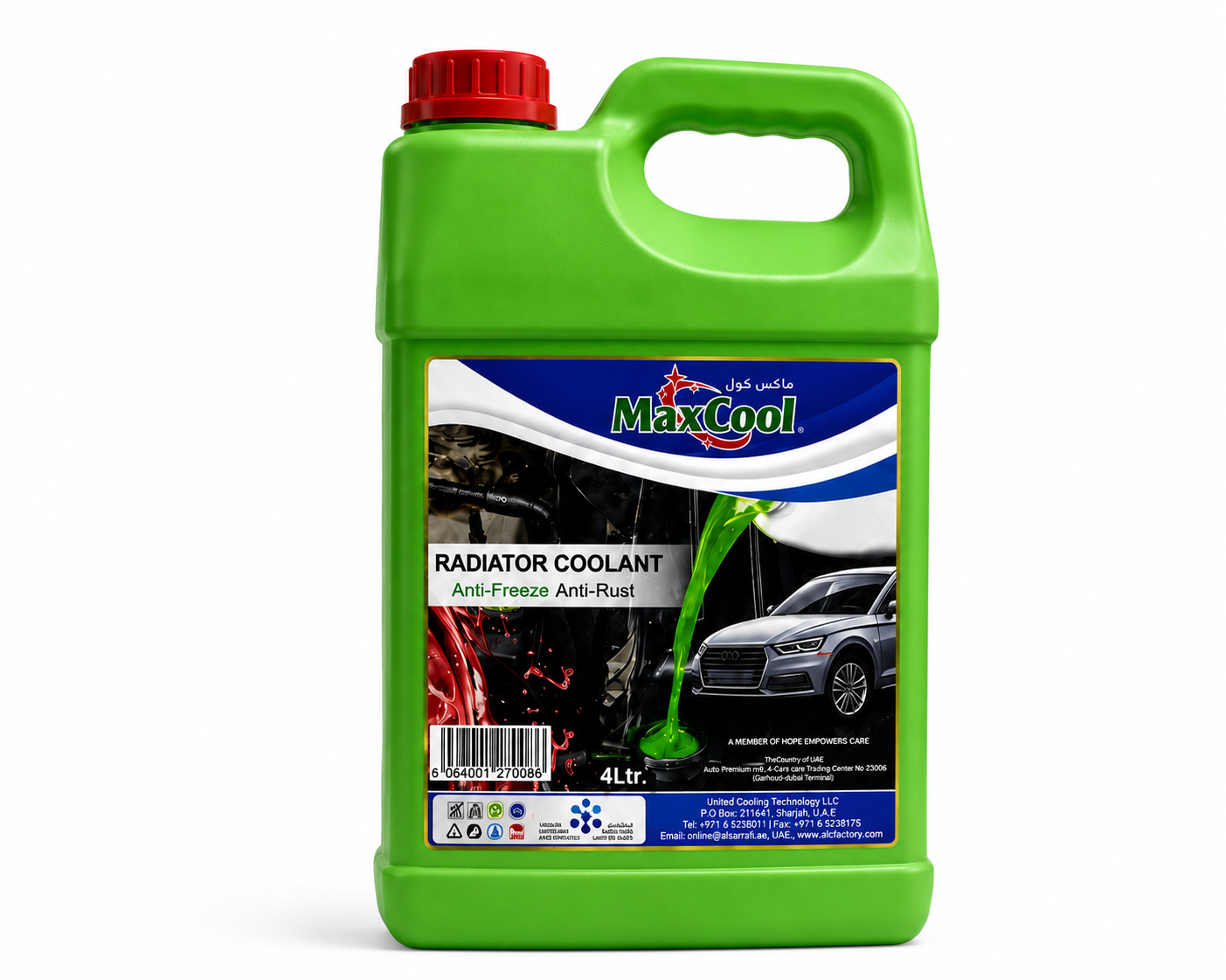 MaxCool Radiator Coolant 4L