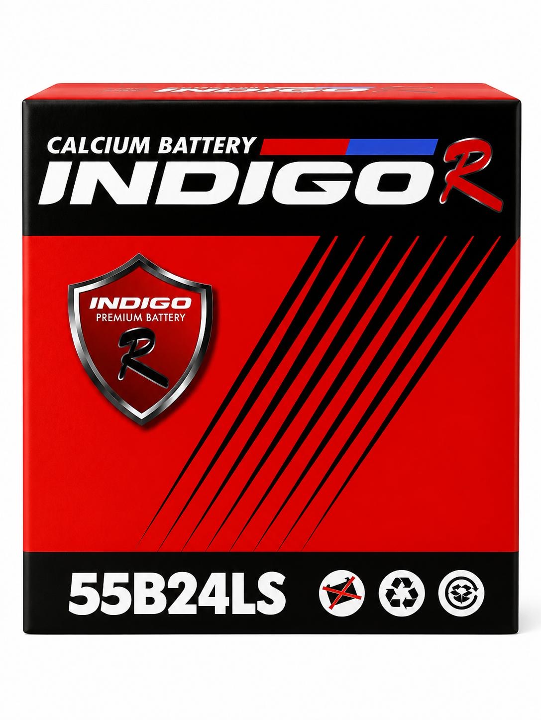 INDIGO R 55B24LS Calcium Battery